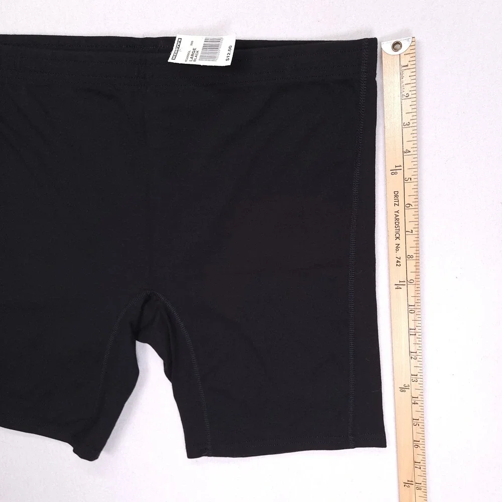 Cheetah‎ Sport Mens XL Black Compression Shorts Cotton Lycra Made in USA New